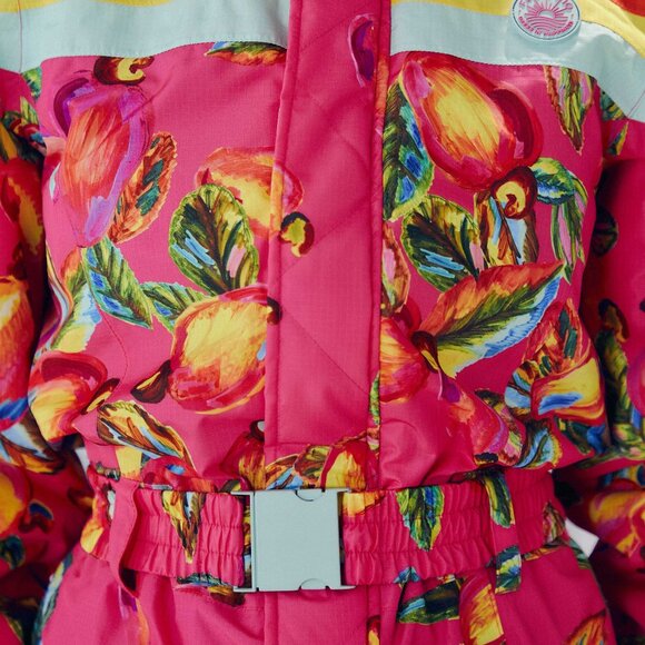 NWT FARM RIO Pink Cashew Ski Jumpsuit - Picture 7 of 9